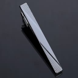 1Pcs Fashion Tie Clip for Men Copper Simple Bar Clasp Practical Mens Classic Tie Clips Clamp Pin Jewelry Necktie Wedding Gift