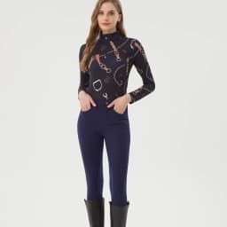 Spring and Summer Long Sleeved Equestrian T-Shirt Riding Top Women's Shirt Riding Outfit Equestrian Clothing Women's Base Knitte