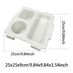 EVA Bag Top Storage Tray Outdoor Camping Cup Organizer Holder Rack Travel Phone Storage Lid Waterproof Beach Soft Cover Divider