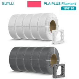 SUNLU 10KG PLA/PLA PLUS Filament 1.75mm 1KG Without Tray 3D Printer Filament for 3D Pen & Refill Filament