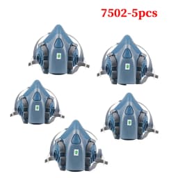 Reusable Respirator Half Facepiece 7503 7502 7501 NIOSH Cool Flow Valve For Chemical Handling Painting