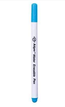 Erasable Fabric Marker Pen for Cross-Stitch Sewing Tools – Can Be Used with Water-Soluble Ink Pens for Embroidery