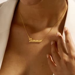 Custom Name Necklace for Women Personalised Cursive Letter Pendant Stainless Steel Jewelry Men Chain Choker Collar New 2026