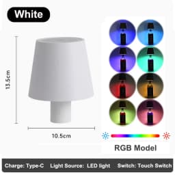 KFV Wireless Table Lamp Wine Bottles LED Bottle Light Outdoor Use Touch Control Desk Light For Restaurants Bars Festival Party