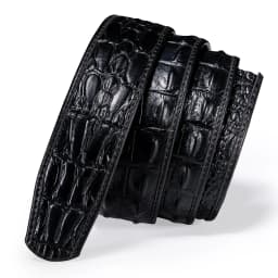 New Blue Color Cowskin Genuine Leather Automatic Buckle Belts for Men Casual Cowboy Belt without buckle Replacement belts