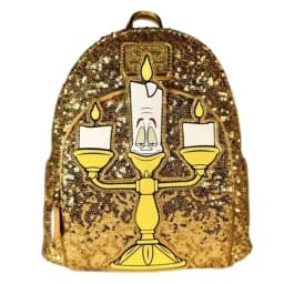 Beauty and Beast Beauty Colorful Glass Mini Backpack Cartoon Double Shoulder Women Portable Backpack