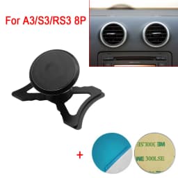 Car Phone Holder For Audi A3/S3/RS3 8P 8V Sline Sportback Air Vent Magnetic Mount GPS Stand 360 Degree Rotatable Mobile Bracket