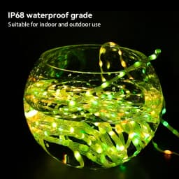 5V WS2811 3PIN Black Wire LED String Lights Dream Color RGBIC Addressable Individually Fairy Light Seed Pixels Light WS2812