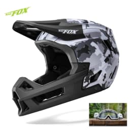 BATFOX Full Face Bike Helmet Off Road Speed Reduction Downhill Protect MTB Bicycle Helmet BMX Riding Racing Gear Cycling Helmets