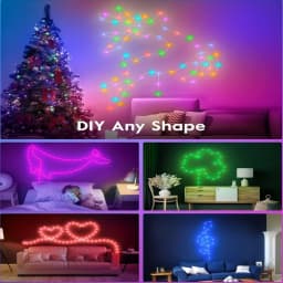 RGBIC Led String WS2812B Smart Fairy Light APP Remote Garland USB Waterproof Outdoor Christmas Light for Tree Bedroom Decoration