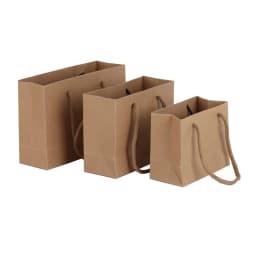 5pcs Small Paper Bags with Handle Black White Pink Khaki Bags Wedding Birthday Party Candy Gift Packaging Bags Shopping Bags