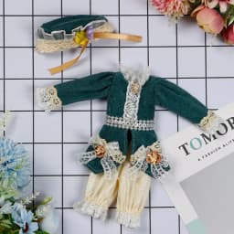 New 28cm Doll's Clothes Suit 1/6 Bjd Skirt with Hat/ Headdress for 12inch Princess Doll Dress Up Accessories
