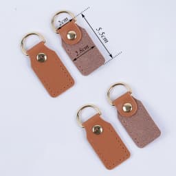 Hand Sewn Genuine Leather DIY Square Head Bag Pieces Replacement Strap Connectors Bag Buckle Accessories