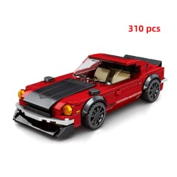 Technical Speed Car MOC City Vehicle Racing Car Rally Building Blocks Bricks Set Retro Ornament Diy Toys For Adults Gifts