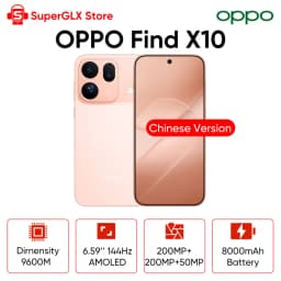 OPPO Find X10 Chinese Version 5G Smartphone MediaTek Dimensity 9600M 6.59" LTPO AMOLED Display Dual 200MP Camera 8000mAh Battery