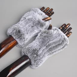 Lady Winter 100% Natural Real Rex Rabbit Fur Glove Women Soft Rex Rabbit Fur Glove Foashion Warm Knitted Genuine Fur Gloves