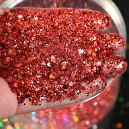 50g Holographic Mixed Hexagon Shape Chunky Irediscent Nail Art Glitter Flakes Laser Sparkly Sequins Slices Nail Art Decoration