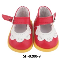 5.5CM PU Leather Mini Doll Shoes For 14 Inches American Doll Boots Hollowing Heart Bow Shoes For 35Cm Baby Girl,Lise,Nancy Dolls