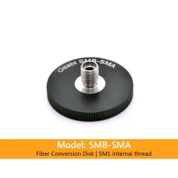 SMA Fiber Optic Adapter Plate Jumper Connector Adapter SMA Socket Flange SM1 Threaded Disc Coupling Cage Type Oeabt