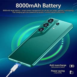 K-Touch New C26 Ultra Android 15 Mobile Phones 7.3 HD Cell Phone 22GB+2TB Smartphone 8000mAh Octa Core 5G Dual SIM 16+48MP Camera Cellphones