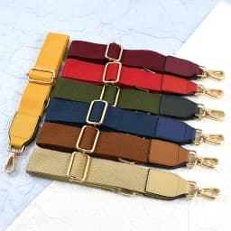 1Pc Deepeel 3.8cm Wide Cotton Canvas Bag Strap Adjustable 80-130cm Replacement Crossbody Shoulder Straps for Handbag Purse Totes