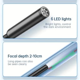 USB Endoscope for OTG Android Phone 5.5mm Borescope Inspection Snake Camera IP67 Waterproof with 6 LED Lights For Type C