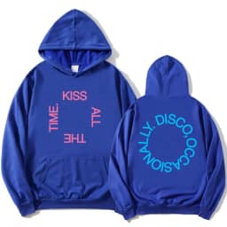 HarryStyles KISS ALL THE TIME. DISCO, OCCASIONALLY. Hoodies Album Design Graphic Print Sweatshirts Women Clothing Fleece Hoodie