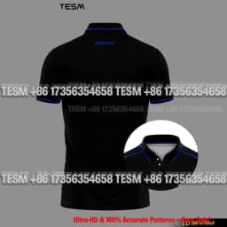 Men Red Retro Polo Collar Soccer Jersey 3D Print Short Sleeve T-shirt Breathable Football Training Tops Unisex Sports Streetw