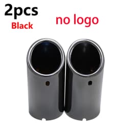 Car Exhaust Pipe Muffler Tip Cover For Audi A4 B8 A3 8V 8P A1 Q5 A5 Volkswagen VW Passat B7 CC Tiguan Car-Styling Accessories