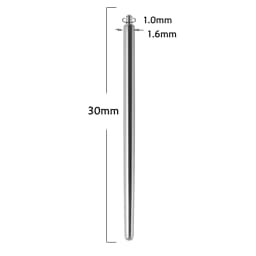 Surgical Steel 14/16/18G Insertion Pin Taper for Threadless Jewelry Nostril Piercing Taper Push in Earrings Body Piercings Tool