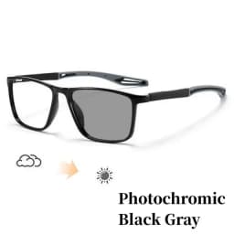 Men Ultralight Photochromic Glasses TR90 Frame Myopia Eyeglasses Women Male Vintage Color Changing Sunglasses Eyewear 0 To -4.0