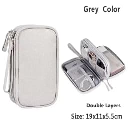 Travel Cable Bag Portable Digital Storage Pouch Charger Data Cable USB Bag Organizer Waterproof Electronic Accessory Storage Bag
