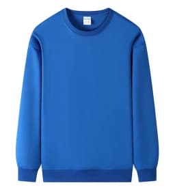 Customized Print Men Women Round-Neck Sweatshirt Loose Solid Color Classic Pullover Spring Autumn Fashion Personality Streetwear