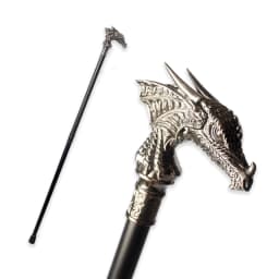 Luxury Dragon-Head Walking Stick Canes For Men Decorative Walking Cane Man And Women Elegant Fashion Detachable Walking Stick