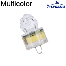 FLYSAND LED Fishing Lamp Underwater Diamond Shape Flash Light Attracting Squid Fishing Lure Tackle Fishing Tools