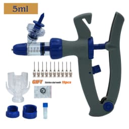 1ml/2ml /5ml Automatic Veterinary Continuous Syringe Animal Injection Adjustable Vaccine for livestock Pig Cattle Sheep