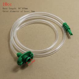 3cc 5cc 10cc 30cc/55CC Air Tube Tip Dispenser Syringe Barrel Needle Tip US Style Valve Connection Adapter