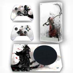 For X-box Series S Console and 2 Controllers Skin Sticker Protective Decal Cover Full Set Killer Design Compatible with XSS Skin