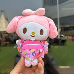 *New Cartoon Keychain Plush Stuffed Soft Doll Keychain Cartoon Plushies Bag Pendant Accessories Girls Gift Toys