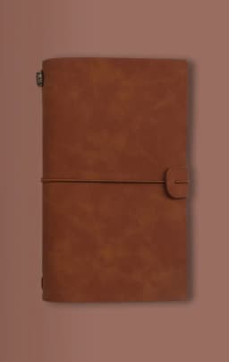 A6 Vintage Notebook PU Leather Blank Kraft Diary Note Book Journal Sketchbook Stationery School Office Supplies
