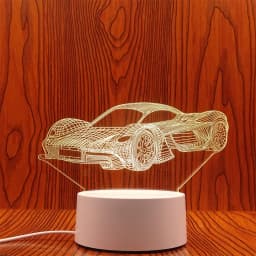 3D LED Lamp Creative 3D LED Night Lights Novelty Illusion Night Lamp 3D Illusion Table Lamp For Home Christmas Decorative Light