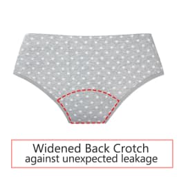 Four-Layer Leak Proof Menstruation Panties Asorbent Undie Soft Stretchy Full Coverage Underwear Sensitive Skin Postpartum