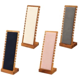 1Pc Solid Wood Jewelry Display Stand Necklace Showcase Holder Pendant Long Chain Handing Organizer Holder For Necklaces