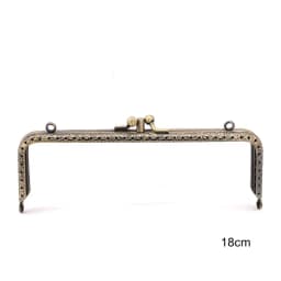10pcs Double layer DIY Metal Frame Purse for Clutch Coins Bag Handle Kiss Clasp Lock Accessories For Bag 8.5/10.5/12.5/15/18