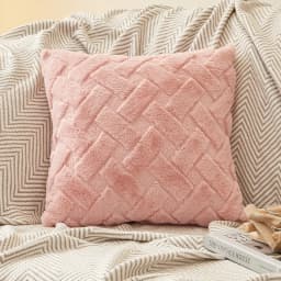 Plush Throw Pillow Cover 45x45cm 30x50cm for Sofa Square Cushion Cover Bed Living Room Plush Sleep Pillow Case Cotton Home Decor