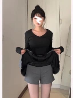 Spring American Style Skirt Women's Anti-Light A-Line Half-length Bicolor Pleated Short Skirt Commuter High Waist Polyes...