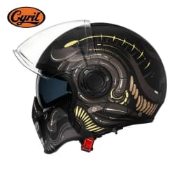 Modular Motorcycle Helmet Full Face Open Face Retro Helmets DOT ECE APPROVED CYRIL OP12A Capacete De Moto Masculino