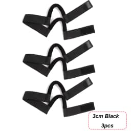 3pcs/1pcs New Arrival Comfortable Lace Melt Wig Band - Adjustable, Ear Protection, 3cm Width, Black, for Wig Edge Security