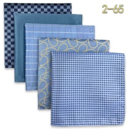 5 Pieces Mens Jacquard Pocket Square Set Multi Styles Handkerchief Suit Pocket Towel Hanky Vintage Business Accessories Gift