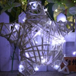 Remote 8 Modes Festoon LED Fairy Silver Copper Wire String Light Battery Box Garland Light Wedding Party Christmas Decoration